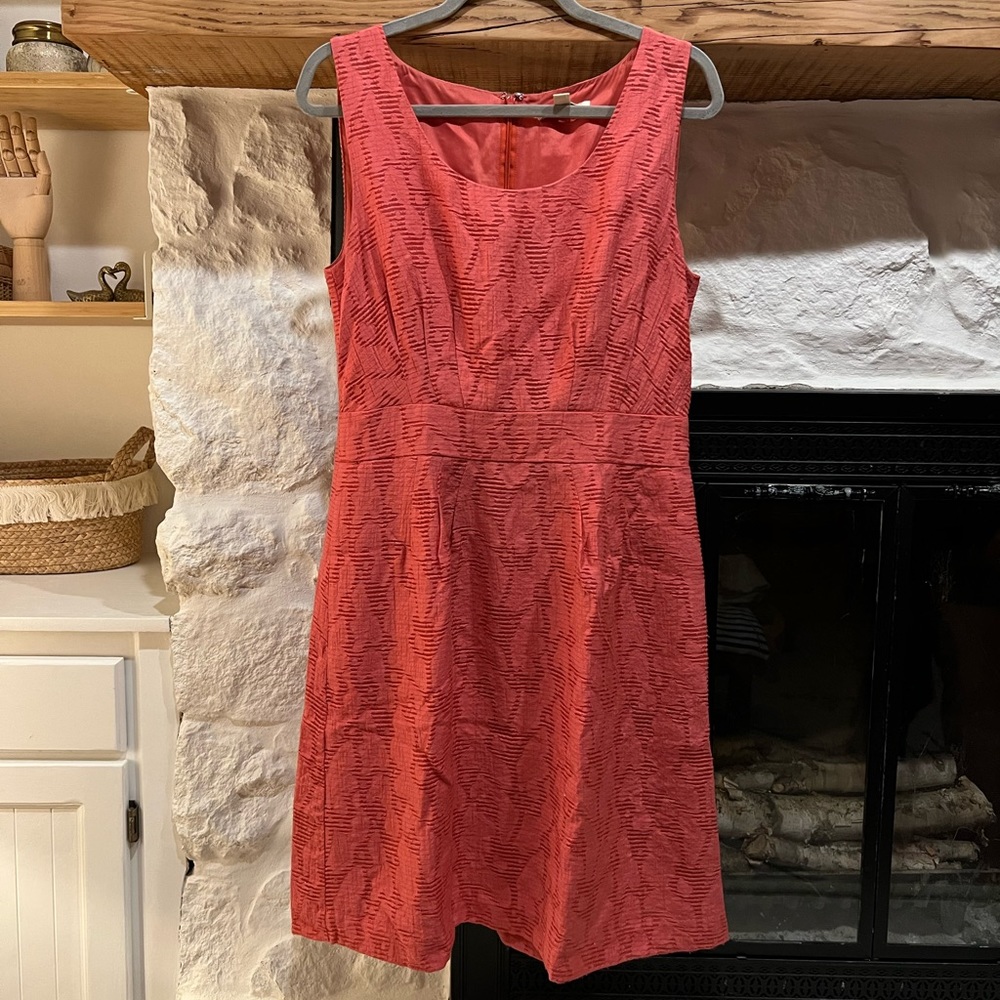 Pink Textured Dress